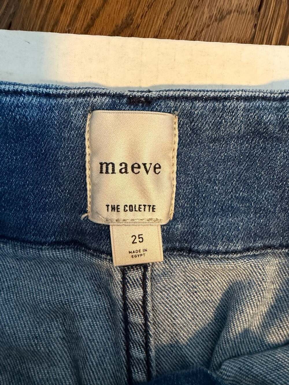 Maeve The Colette High-Rise Wide-Leg Cropped Jeans Size 25 - Picture 2 of 5